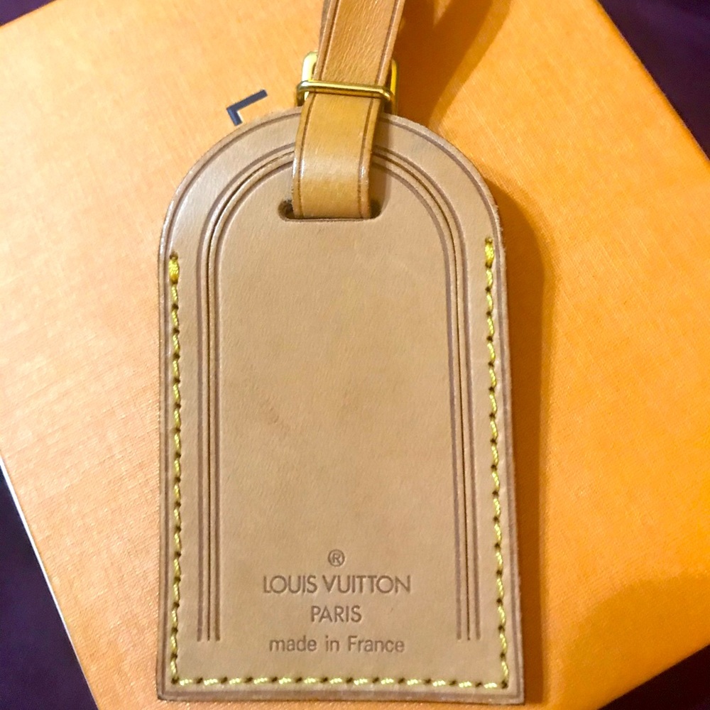 Louis Vuitton luggage tag